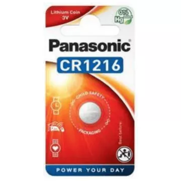 Lítiová gombíková batéria - CR1216 - Panasonic
