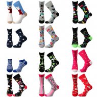 Tucet ponožek - dámské - 12 párov - Lonka + VoXX + Boma