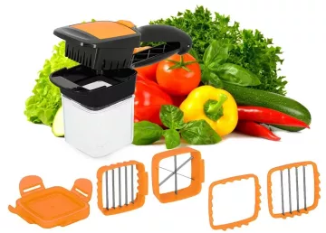 Multifunkčný krájač na ovocie a zeleninu - 7-dielna súprava
