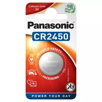 Lítiová gombíková batéria - CR2450 - Panasonic