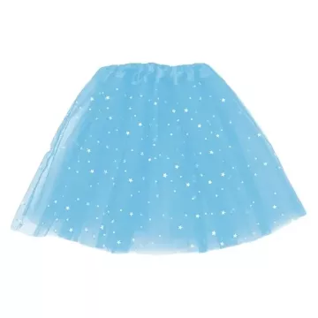 Princeznovská sukňa s LED svetlom - modrá