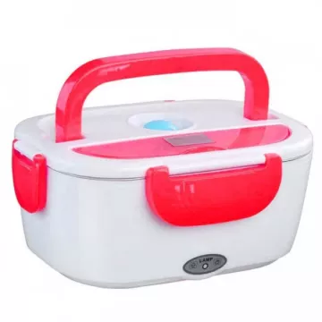 Ohrievací box na obedy YS-001/YY-3166 s napájaním 220 V - červený
