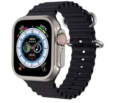 Sada inteligentných hodiniek Ultra 3 + 1 - čierne