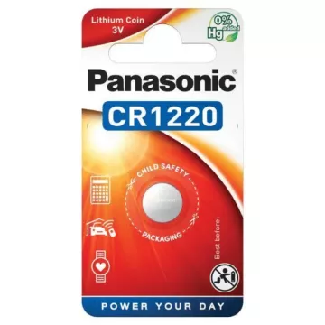 Lítiová gombíková batéria - CR1220 - Panasonic