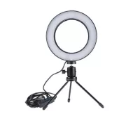 Kruhové LED svietidlo pre streamerov a vlogerov