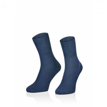 Zdravotné bambusové ponožky BambooMedica - modré - 1 pár - Intenso