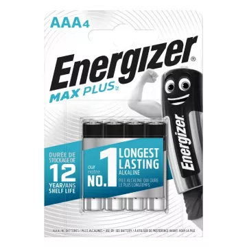 Mikrotužkové batérie MAX Plus - 4x AAA - Energizer