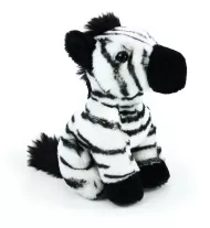 Pyšová zebra sediaca 18 cm