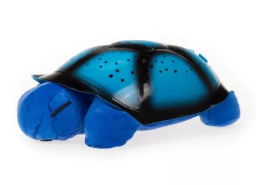 Projektor hviezd - magická korytnačka - hrajúca - modrá