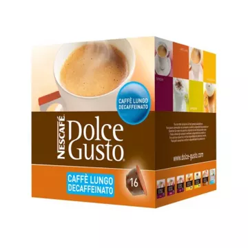 Kapsuly Dolce Gusto - Caffè Lungo Decaffeinato - 16 ks - Nescafé