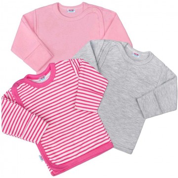 Dojčenská košieľka New Baby Classic II Dievča 3ks Dojčenská košieľka New Baby Classic II Dievča 3ks