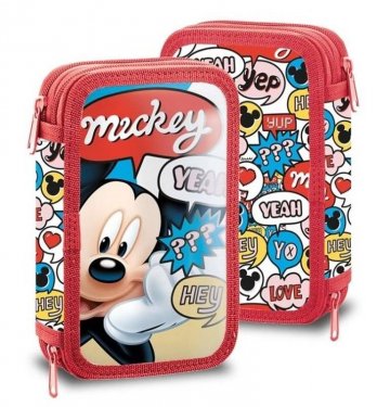 Dvoupatrový plný penál Mickey Hey Dvoupatrový plný penál Mickey Hey