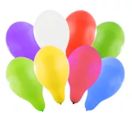 Balónik nafukovacie 27 cm, 8 ks