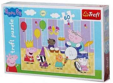 Puzzle Prasátko Peppa 60 dílků Na plese Puzzle Prasátko Peppa 60 dílků Na plese
