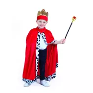 Detský kostým kráľovský plášť