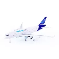 Lietadlo A380 - so zvukom a svetlom - modré - Rappa