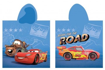 DETEXPOL Pončo Cars Blesk a Burák Bavlna - Froté, 60/120 cm DETEXPOL Pončo Cars Blesk a Burák Bavlna - Froté, 60/120 cm