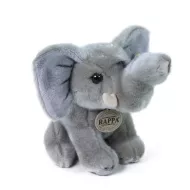 Sediaci plyšový slon - 18 cm - Rappa