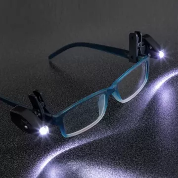 Klipsy na okuliare s LED svetlom - 2 ks - InnovaGoods