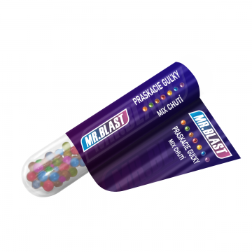 Praskacie guľky Mr. Blast - mix chutí - 50 ks Praskacie guľky Mr. Blast - mix chutí - 50 ks