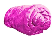Deka z Mikroflanelu - 200 x 220 cm - svetlo ružová
