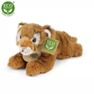 Plyšový tiger hnedý ležiaci, 17 cm, ECO-FRIENDLY