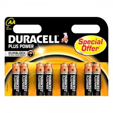 Alkalické batérie Duracell Plus Power DURLR6P8B, LR6, 1.5V - 8x AA Alkalické batérie Duracell Plus Power DURLR6P8B, LR6, 1.5V - 8x AA