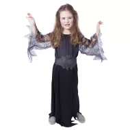Detský kostým čierný Čarodejnice/Halloween (M)