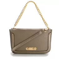 Malá elegantná kabelka cez rameno AG00560 - sivá - Anna Grace