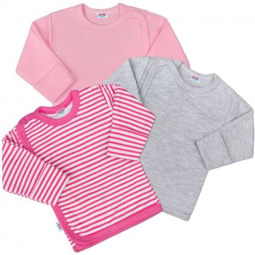 Dojčenská košieľka New Baby Classic II Dievča 3ks Dojčenská košieľka New Baby Classic II Dievča 3ks