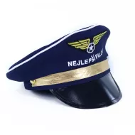 Detská čiapka s nápisom nejlepší pilot