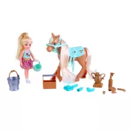 Česací kôň s bábikou a príslušenstvom